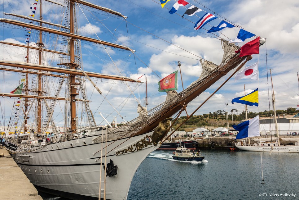 In port.