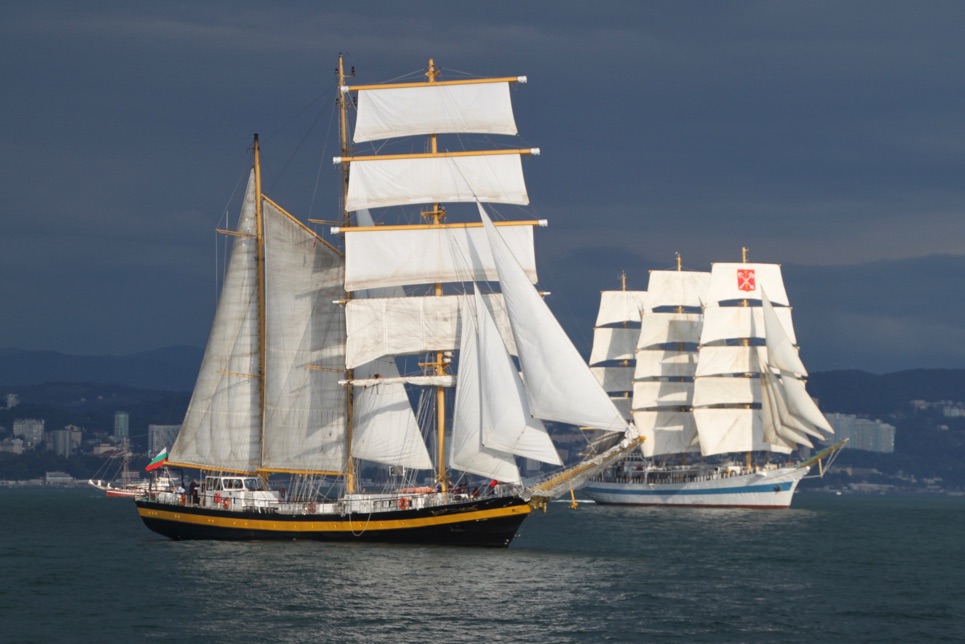 Start of Race 3 from Sochi to Varna