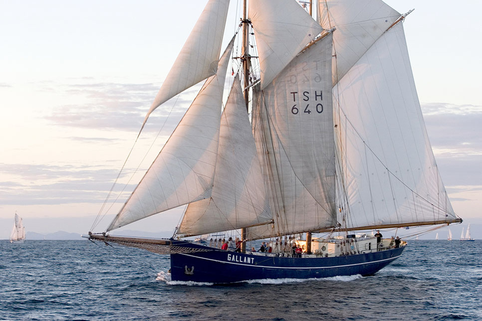 De Gallant tall ship.